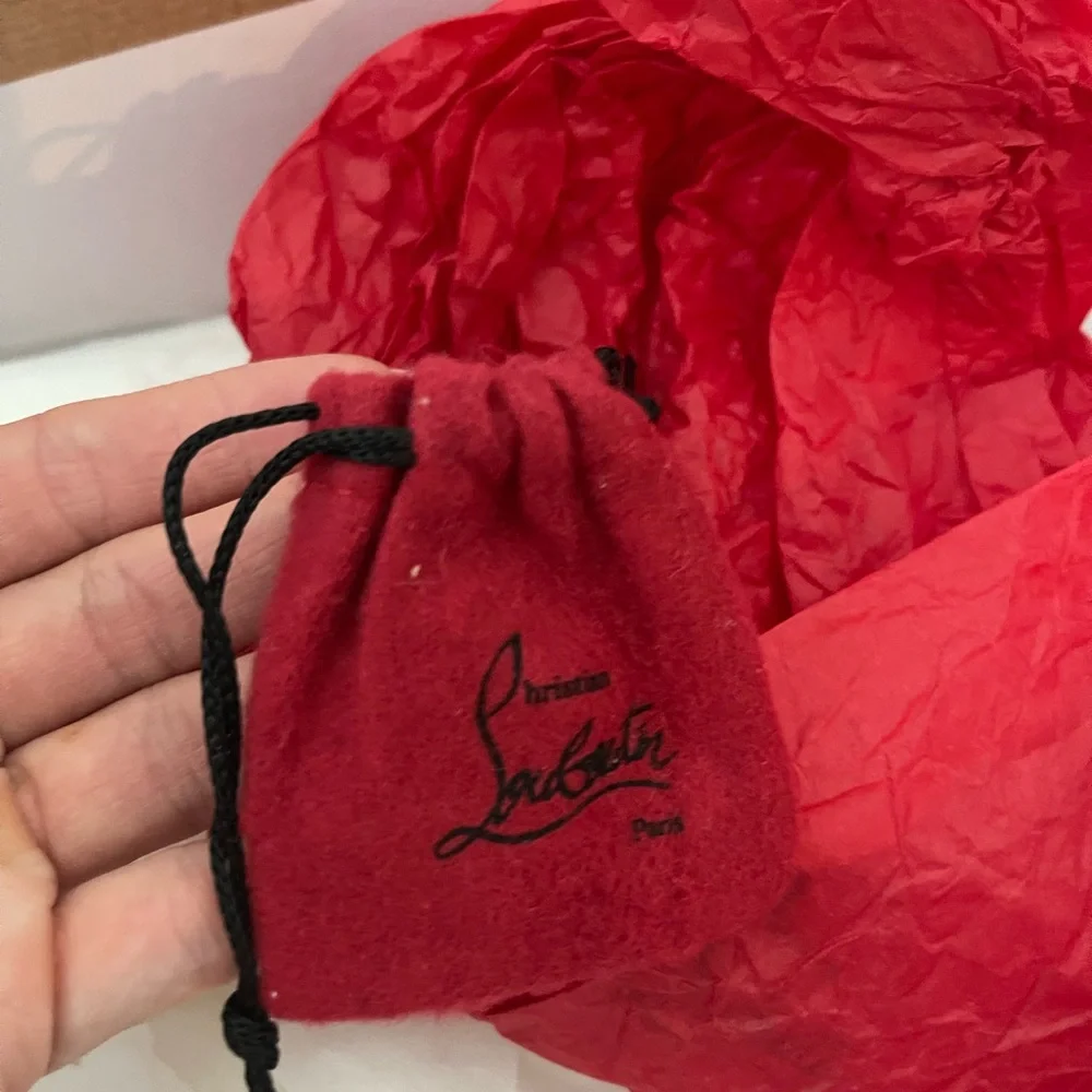 Christian Louboutin Glossy Black Heels - Picture 3 of 5